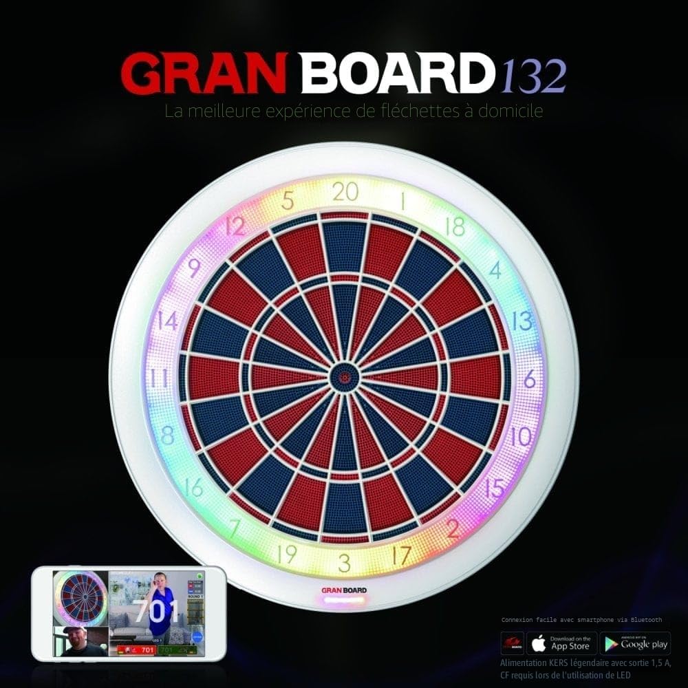 GranBoard 132 Smartboard, Dimensions du Tournoi