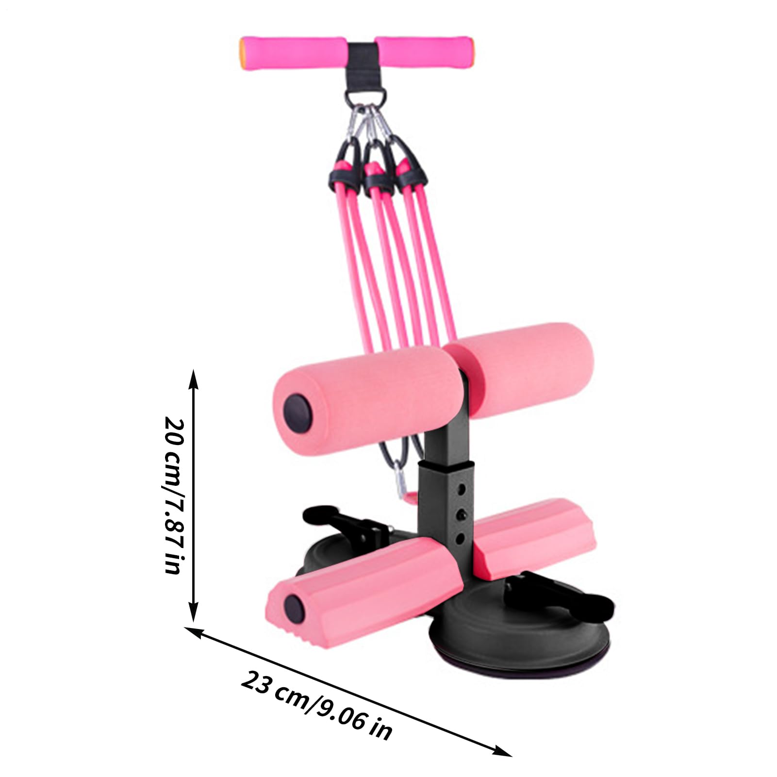 Mainteneur de Pieds pour Sit-Up - Exercice Abdominaux avec Ventouses - Aide d Exercice Multifonctionnel pour Abdominaux pour Adolescents Femmes Hommes