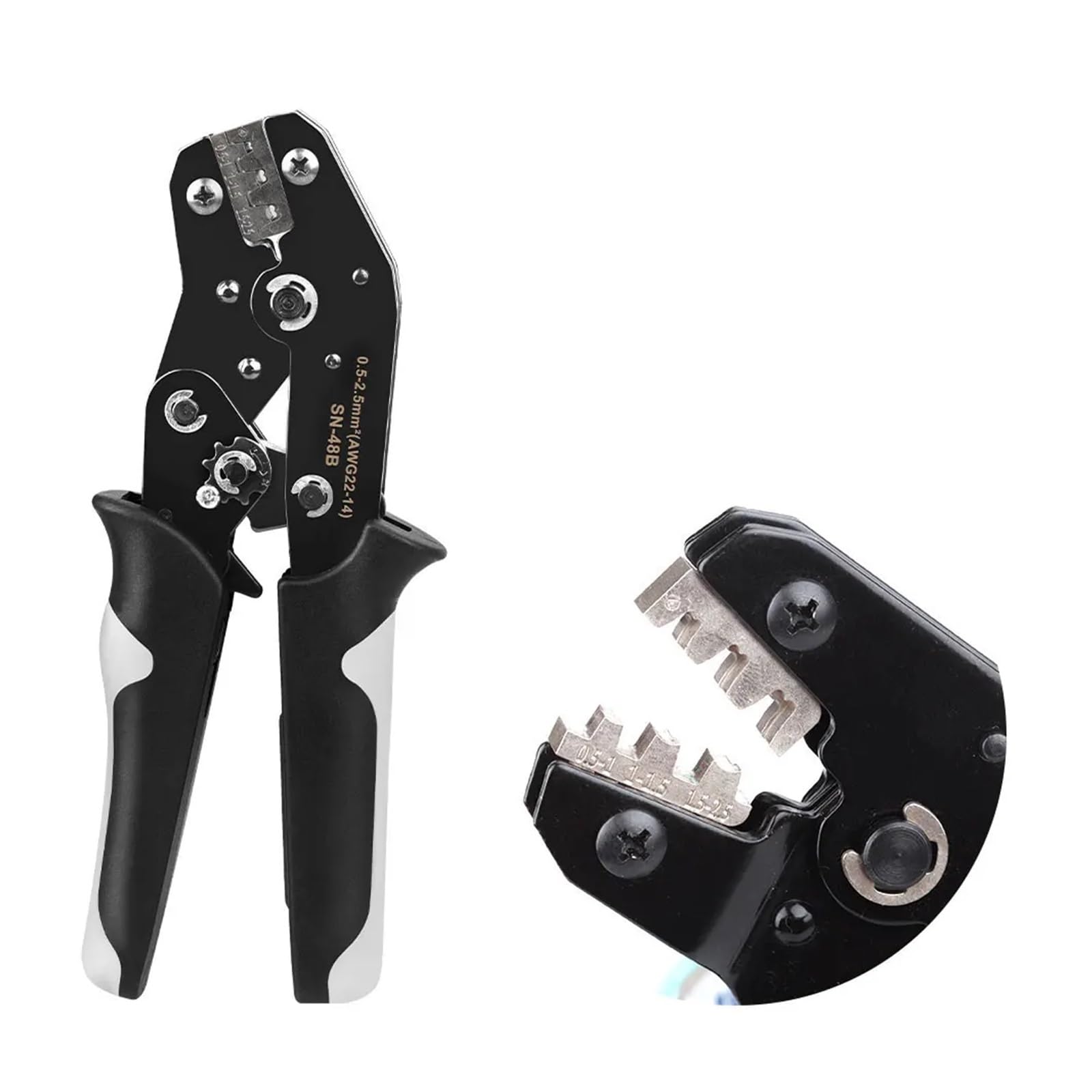 Ewsdsfs Sn-48B Ratcheting Crimping Plier For Ph2.0/Xh2.54/2..8/3.0/3.96/4.8/Kf2510/Jst Terminal Connectors Crimper Tool(Sn-48B)