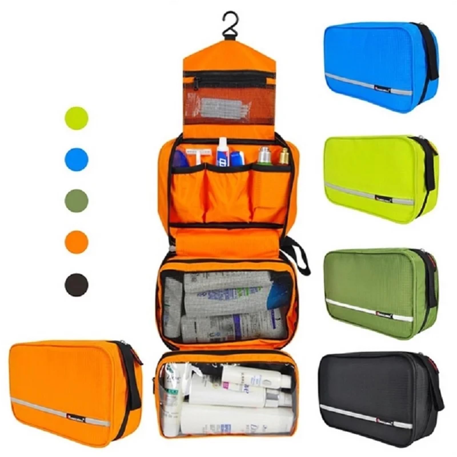 Trousse, Borsa da trucco impermeabile grande uomo viaggio for(Color2)