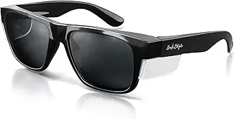 SafeStyle Fusions Safety Glasses ANSI Z87.1+ Certified Clear, Tinted & Polarized Lenses