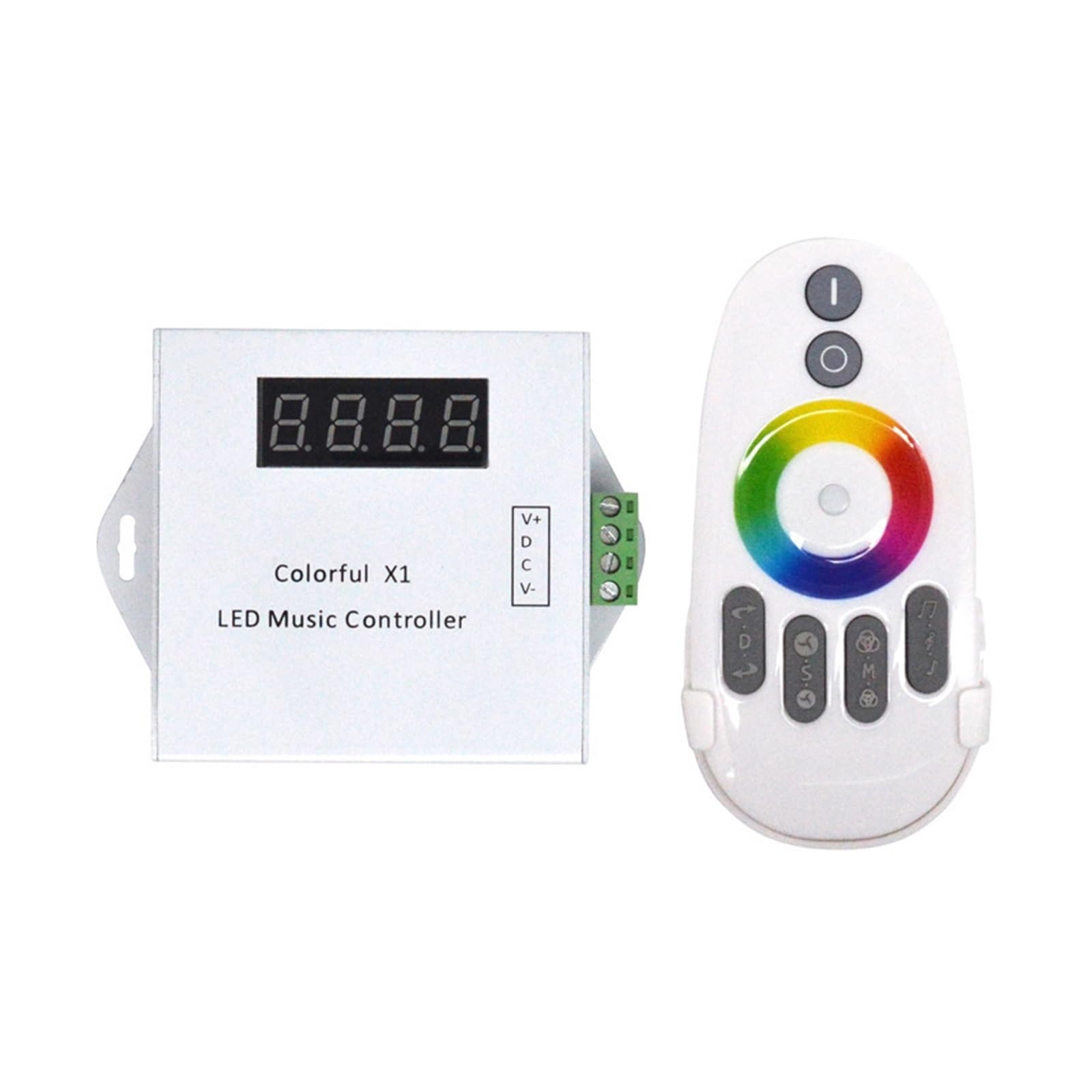 Luces mágicas X2 con controlador de música y Atenuador LED COLOUL-X2