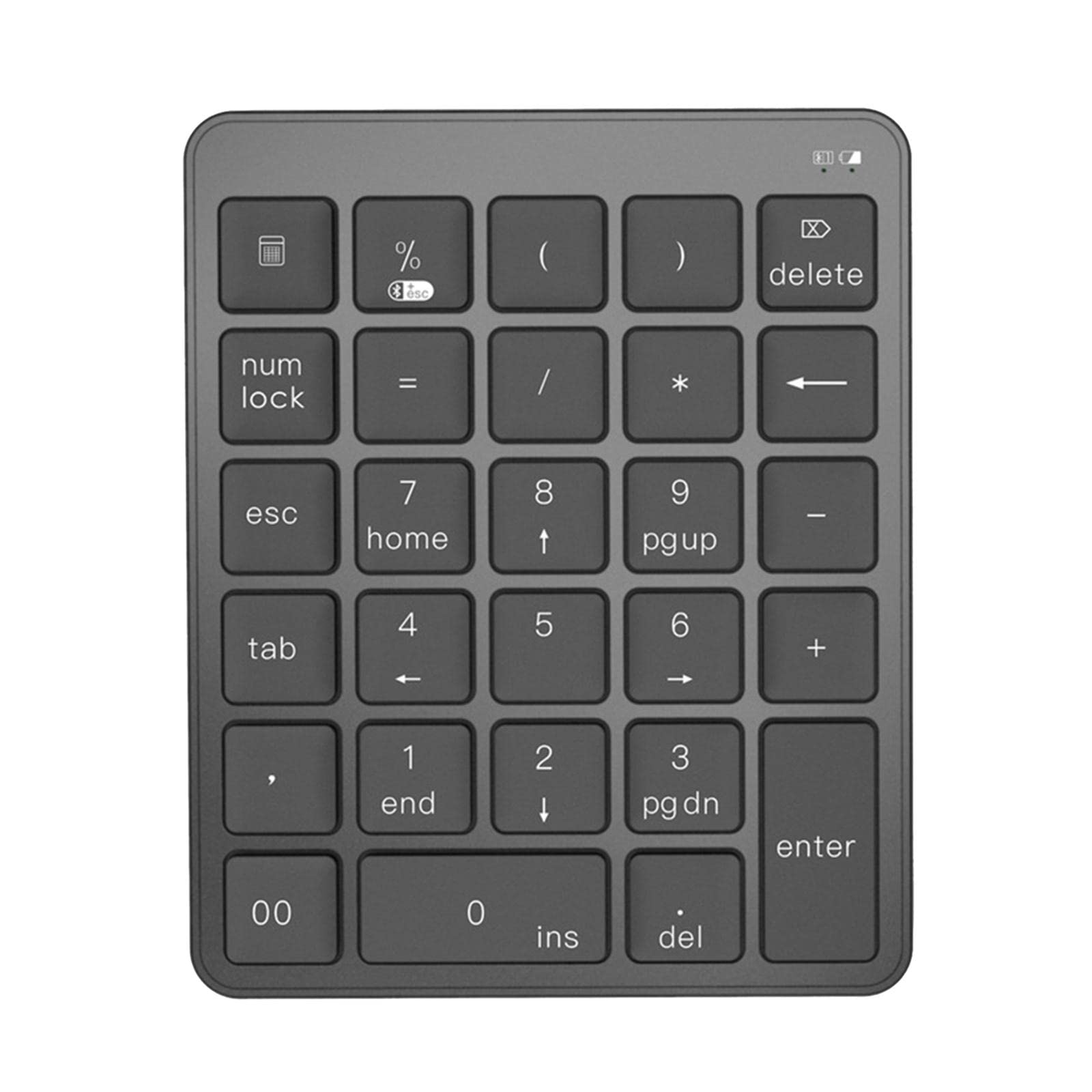 Generic Bluetooth Number Pad Numeric Keypad 28 Key Digita Keyboard for Pc-image-32