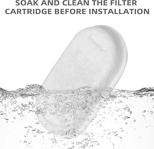 Miniatura 7 de Filtro de fuente de agua Cat compatible con dispensador de acero inoxidable, filtración eficiente con carbón activado con cáscara de coco y agua