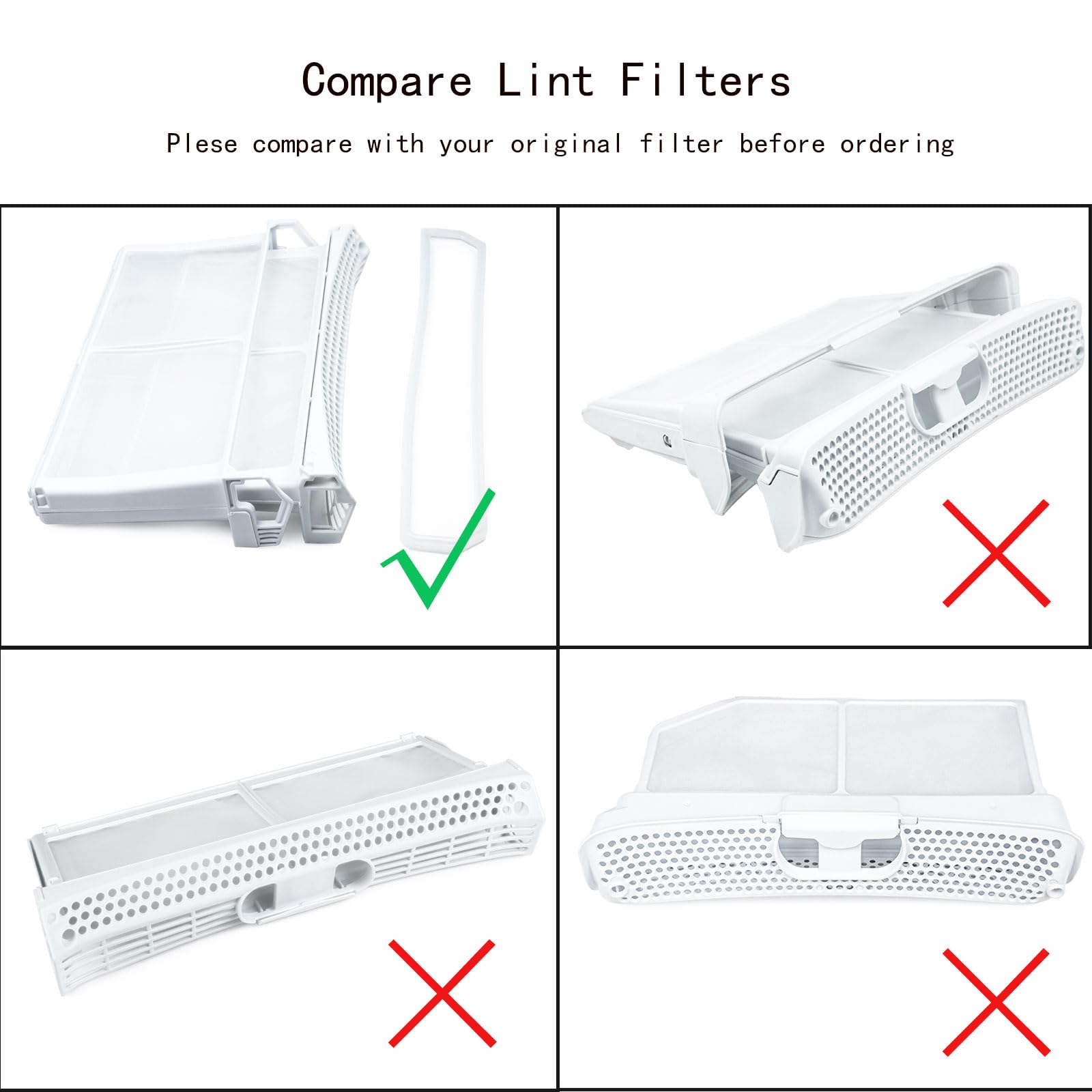 650474 Flusensieb Kompatibel mit Bosch Siemens Avantixx 7/ EcoAvantixx 6/ EcoAvantixx 7 S EcoEdition/EcoLogixx 7 S/EcoMaxx 7/ Maxx 7/ iQ300/ iQ500/ iQ700/ iQ790 Selbstreinigender Kondensator