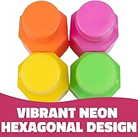 Vista 3 de Burbujas neón para cumpleaños, 48 piezas