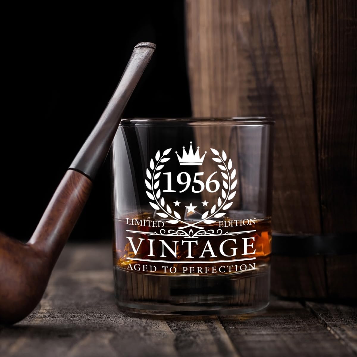 Funny 70th Birthday Gifts for Him,Grandpa,1956 Vintage Whiskey Glass for Men,Friends,Brother,Husband,Best Birthday Gift for Men Over 50,Retirement Anniversary Christmas Bourbon Gifts image 4