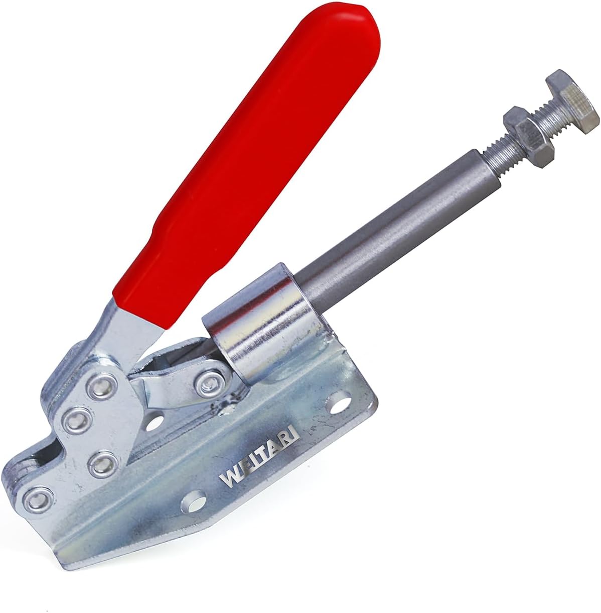 2pcs Adjustable Toggle Clamp, Pull Button Quick Release Push Pull Action Toggle Clamp 397 Lbs Capacity 30mm Stroke 45# Steel 36020 Toggle Clamp