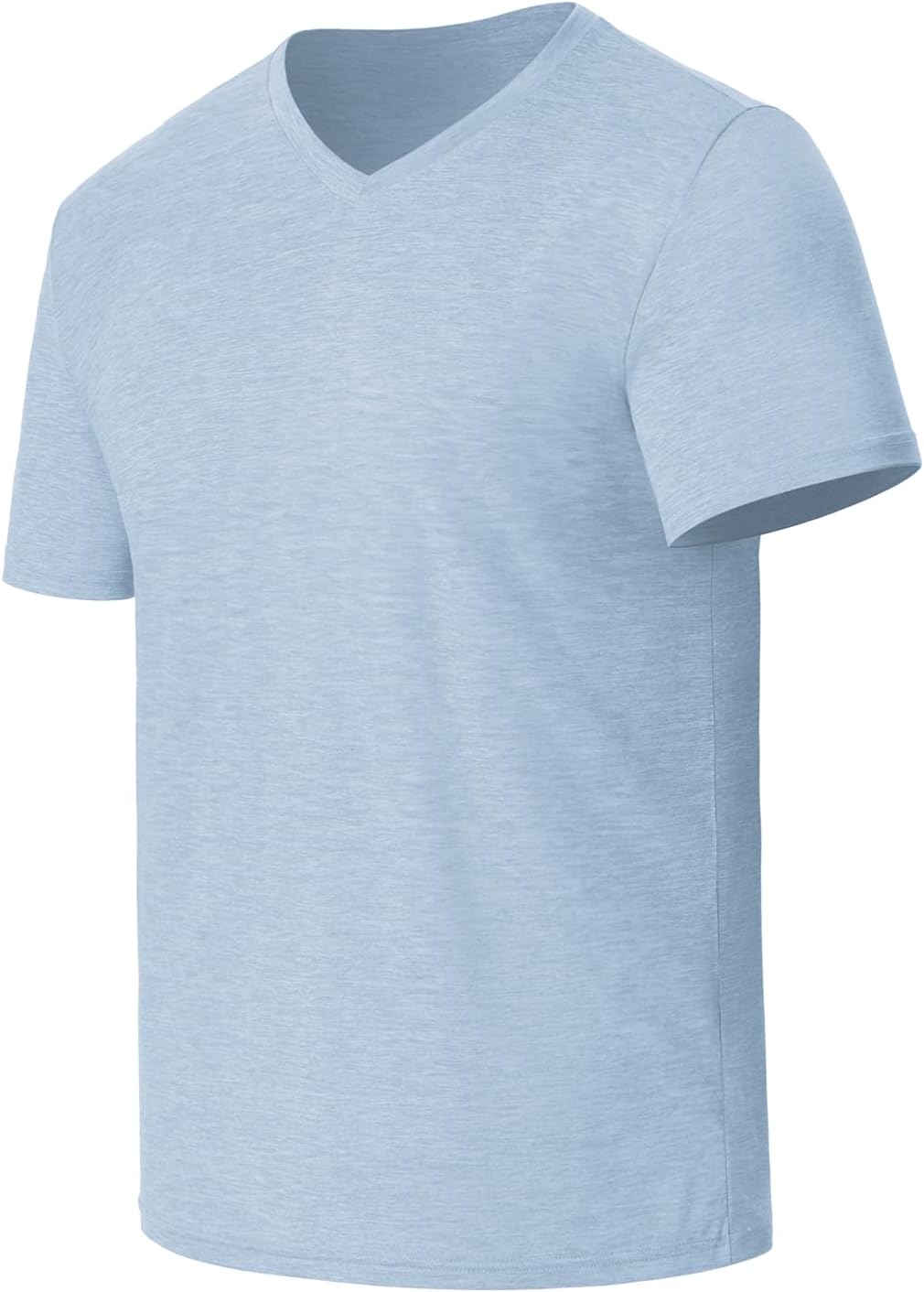 KESIHAN Men's T Shirts V Neck 2 Pack Tees Breathable Everyday Essential Casual Tops