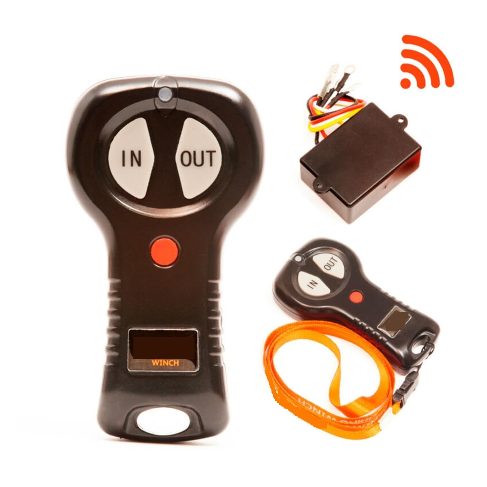 Cabrestante Eléctrico ATV For Coche Todoterreno De 3000LB Y 12V Con Control Remoto Inalámbrico