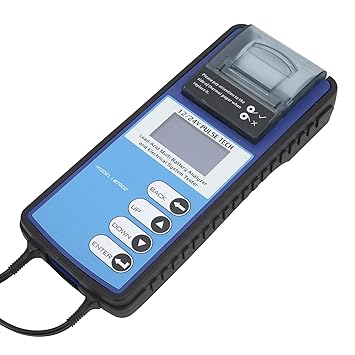 Charging Checker, Silicone Insulation BT900 Battery Tester DC9-30V LCD Digital with Printer for 12V/24V Car