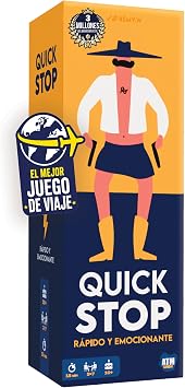 QuickStop — Juego de Mesa Familiar de Reflejos y Atención (2-7 jugadores)