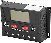 Vista 7 de Solar Controller, Solar Controller, 40A 3 Stage PWM Solar Charger Controller, 12V/24V Solar Panel, Renewable Energy Controllers