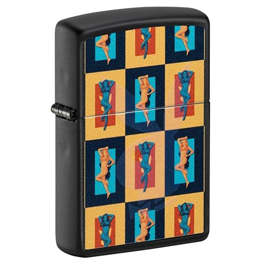 Zippo Playboy Black & White Rabbit Pocket Lighter