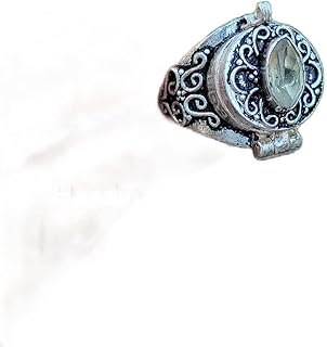 Citrine Ring, Poison Box Ring, Poison Ring, Marquise Stone Ring, Handmade Poison Ring, Designer Box Ring, Vintage Box Ring, Openable Poison Ring, Locket Ring, Boho Ring, Christmas Gifts