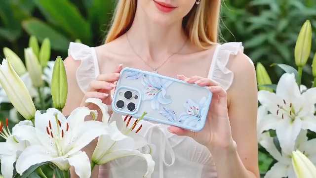 Amazon.com: NITITOP Compatible for iPhone 15 Case Clear Flowers