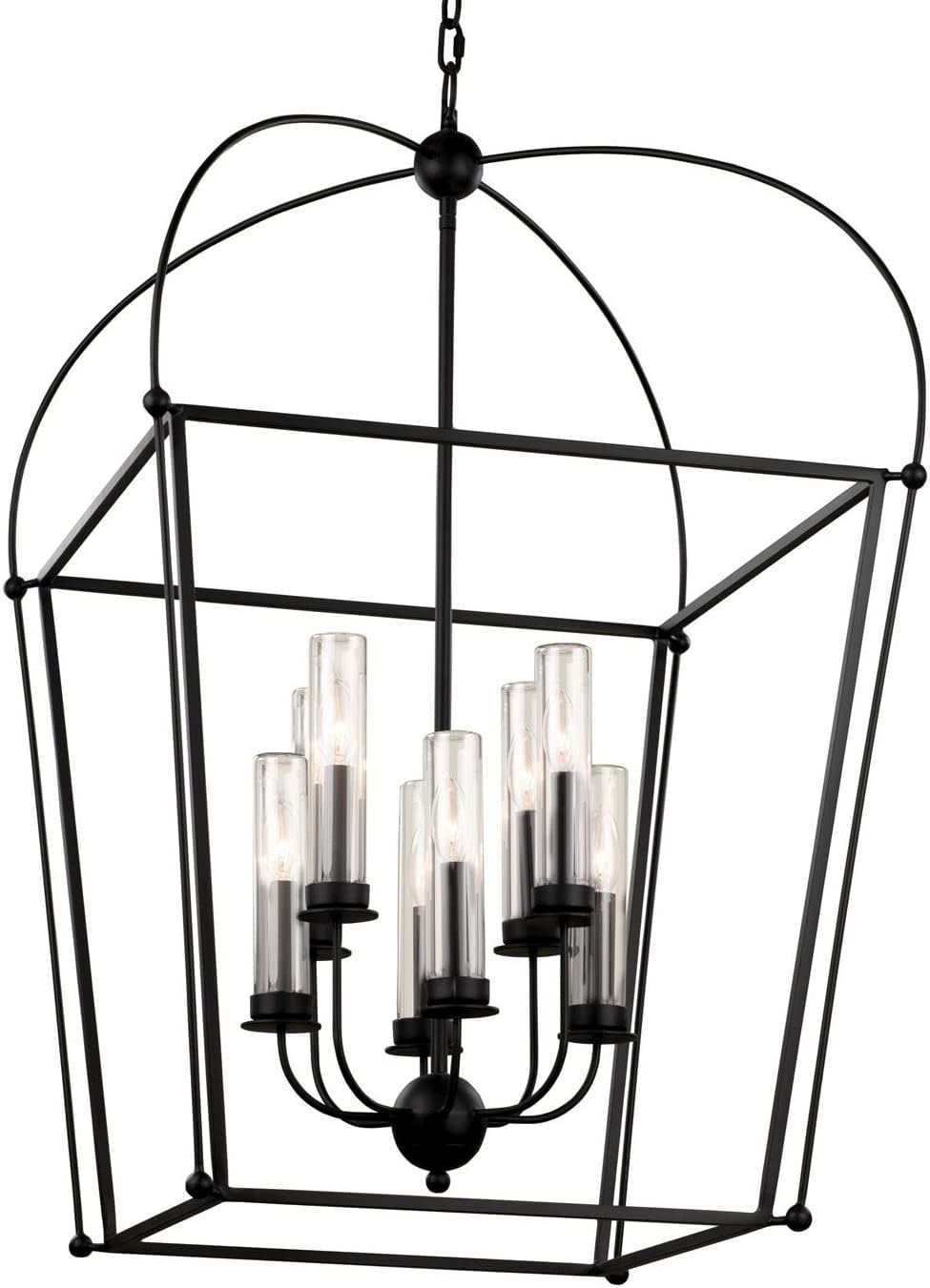 Kalco 409353BM Sutter Outdoor Pendant, 8-Light 320 Total Watts, Smooth - B07VSKW9TL