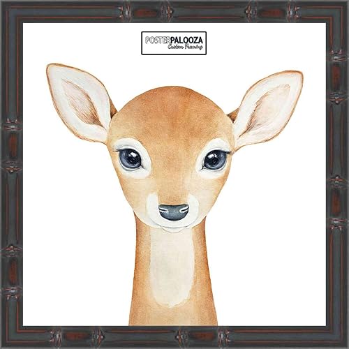 Miniatura 4 de Poster Palooza Marco de fotos completo de madera de nogal de bambú de 9.5 x 13 pulgadas con plexiglás acrílico UV, respaldo de tablero de espuma y