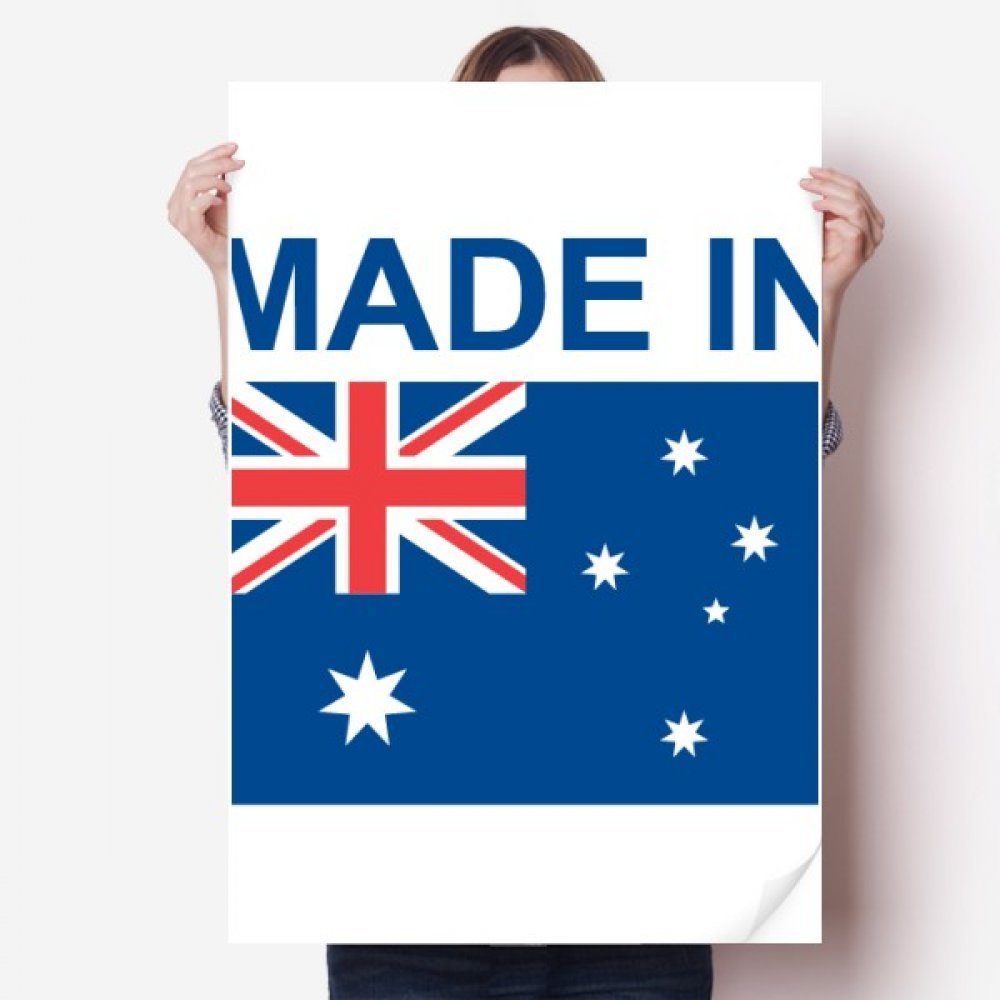 Autocollant de mur vinyle Australie pour rénover un mur blanc sans peindre
