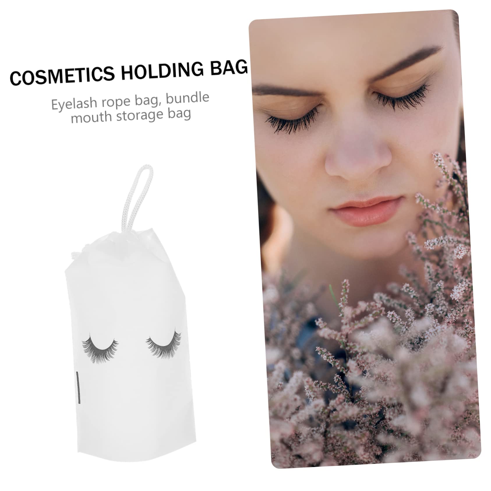 MAGICLULU 3er-Sets Schminktasche Für Unterwegs Reise-Make-up-Tasche Wimpern-Make-up-Tasche Mit Kordelzug Eva-Reise-kulturtasche Körperpflegetasche 50 Stück * 3