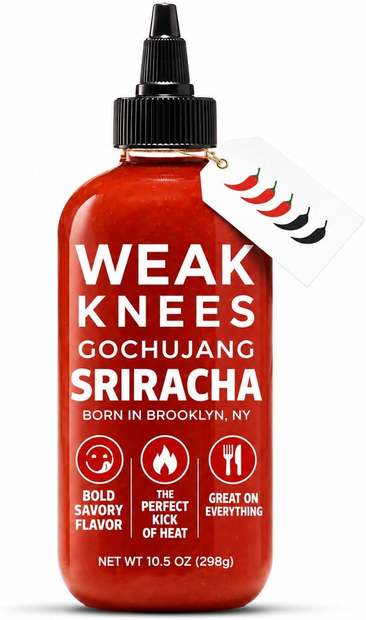 Weak Knees Gochujang Sriracha, Adds Flavour and Heat, 298g