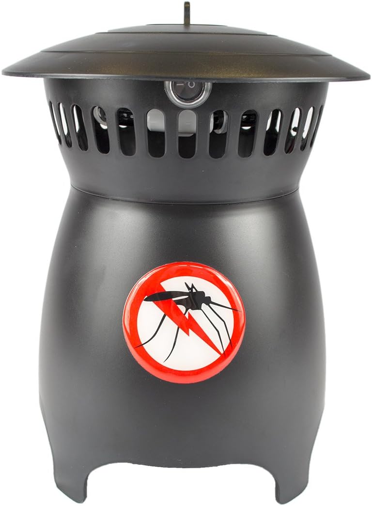 Connected Essentials CEP 30 | Mosquito Midge Weatherproof UV Electric Fan Trap Catcher Killer | Black