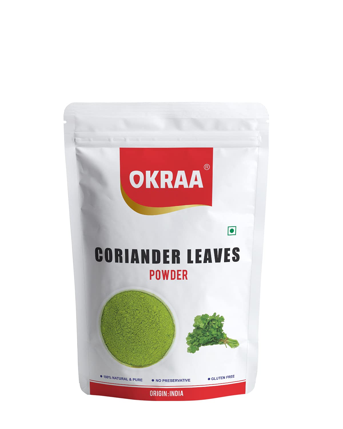 OKRAA Coriander Leaves Powder - 100 GM/Dehydrated (Dry Natural Hara Dhania Leaf) Ready Use For Cooking (B097TLKX7Y) Amazon Price History, Amazon Price Tracker