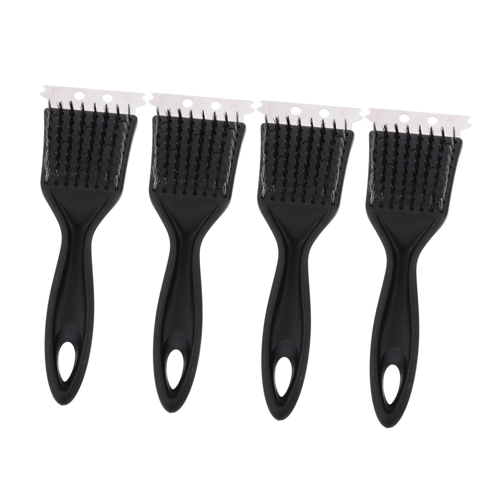 Happyyami 4Pcs Grill Cleaner Brush Wire Brush for Safe Efficient Cleaning Lightweight Compact Cleaning Tools Compatible with Grills Present