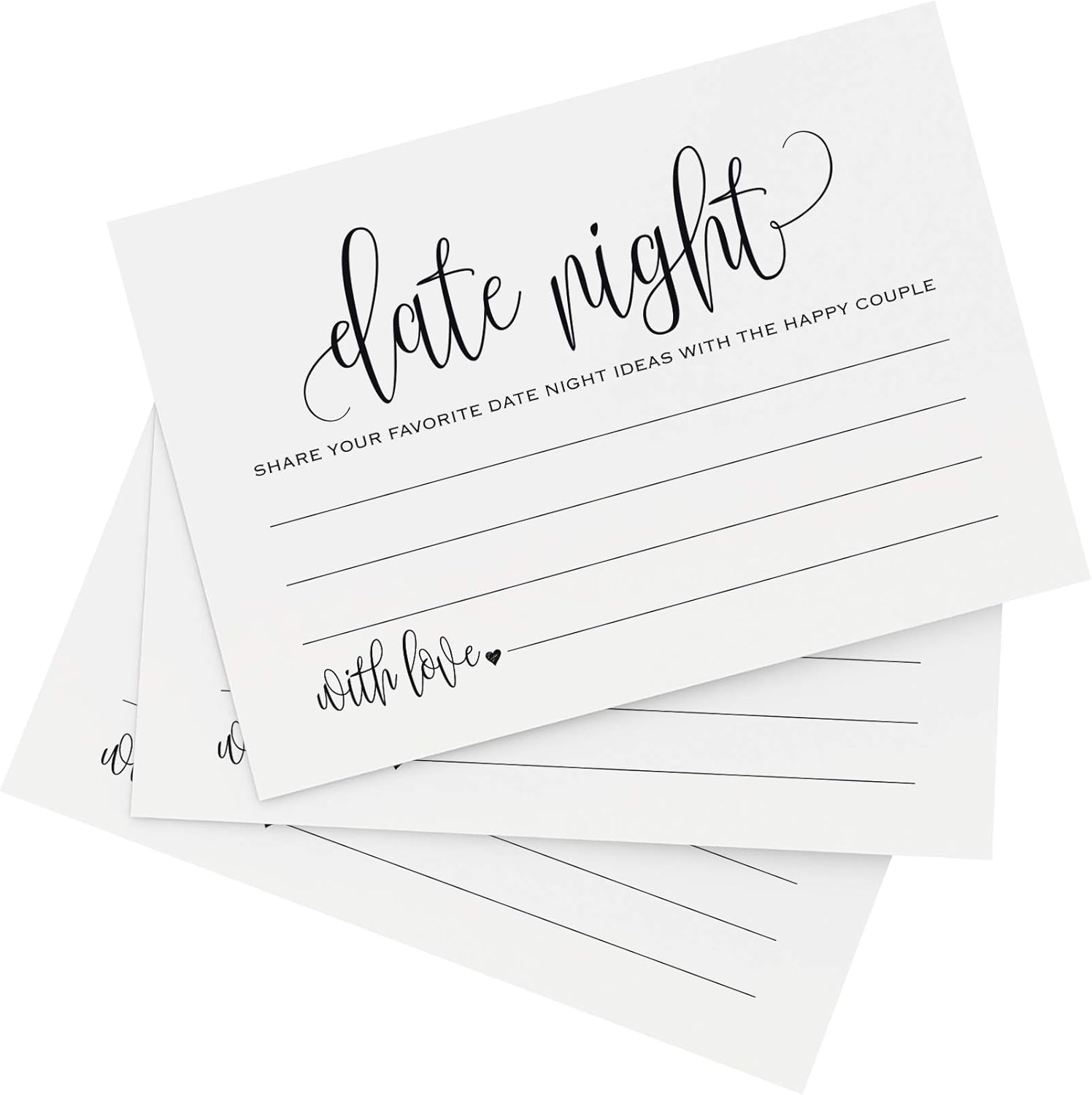 Bliss Collections Date Night Ideas Cards For Bridal Shower Married Bliss Collections Date Night Ideas Cards For Bridal Shower Married