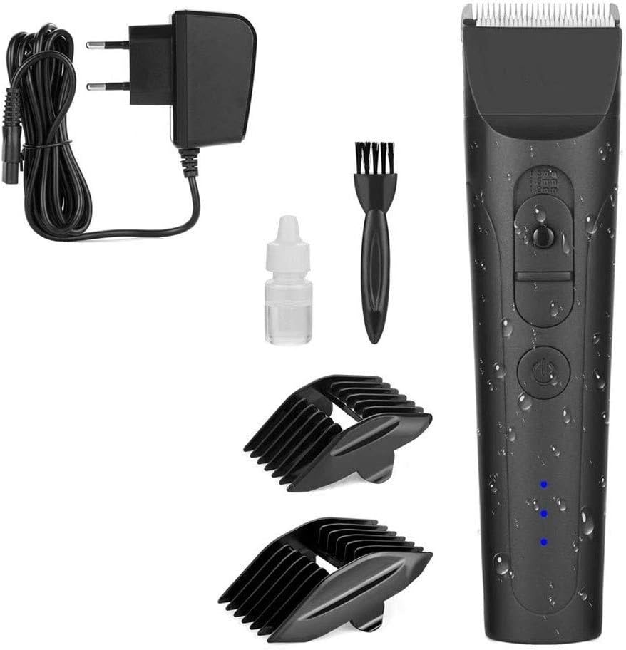 Professional Hair Clipper 7 Level Waterproof Grooming Machine Equipment Wet/Dry Fast Rechargeable Men’s Cordless Hair Cutting Haircut Low Vibration Design
