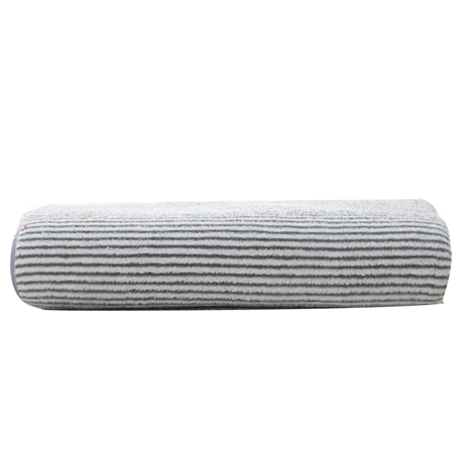 Serviette de bain pour la maison et la plage Eujgoov douce et rayée