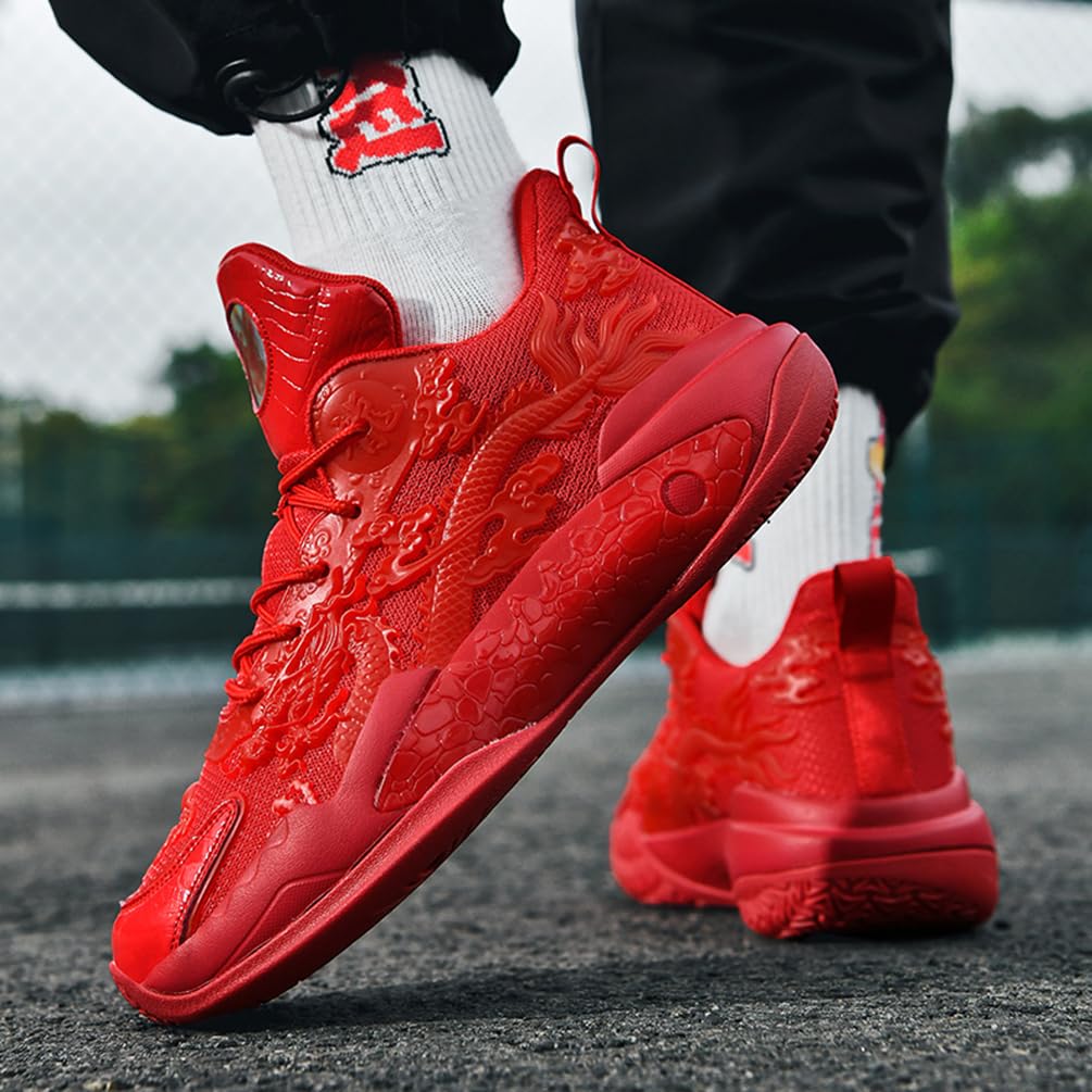 Męskie buty do koszykówki, buty sportowe, lekkie, oddychające, amortyzujące wstrząsy, męskie buty do koszykówki, do biegania, sportowe trampki, Mt D19, 42 EU