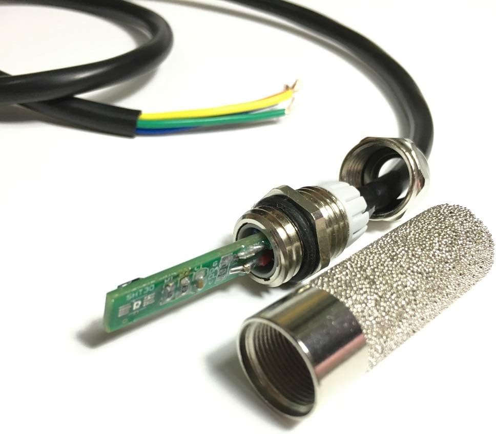 Taidacent SHT20 Soil Air Temperature and Humidity Sensor Protective Cover Greenhouse