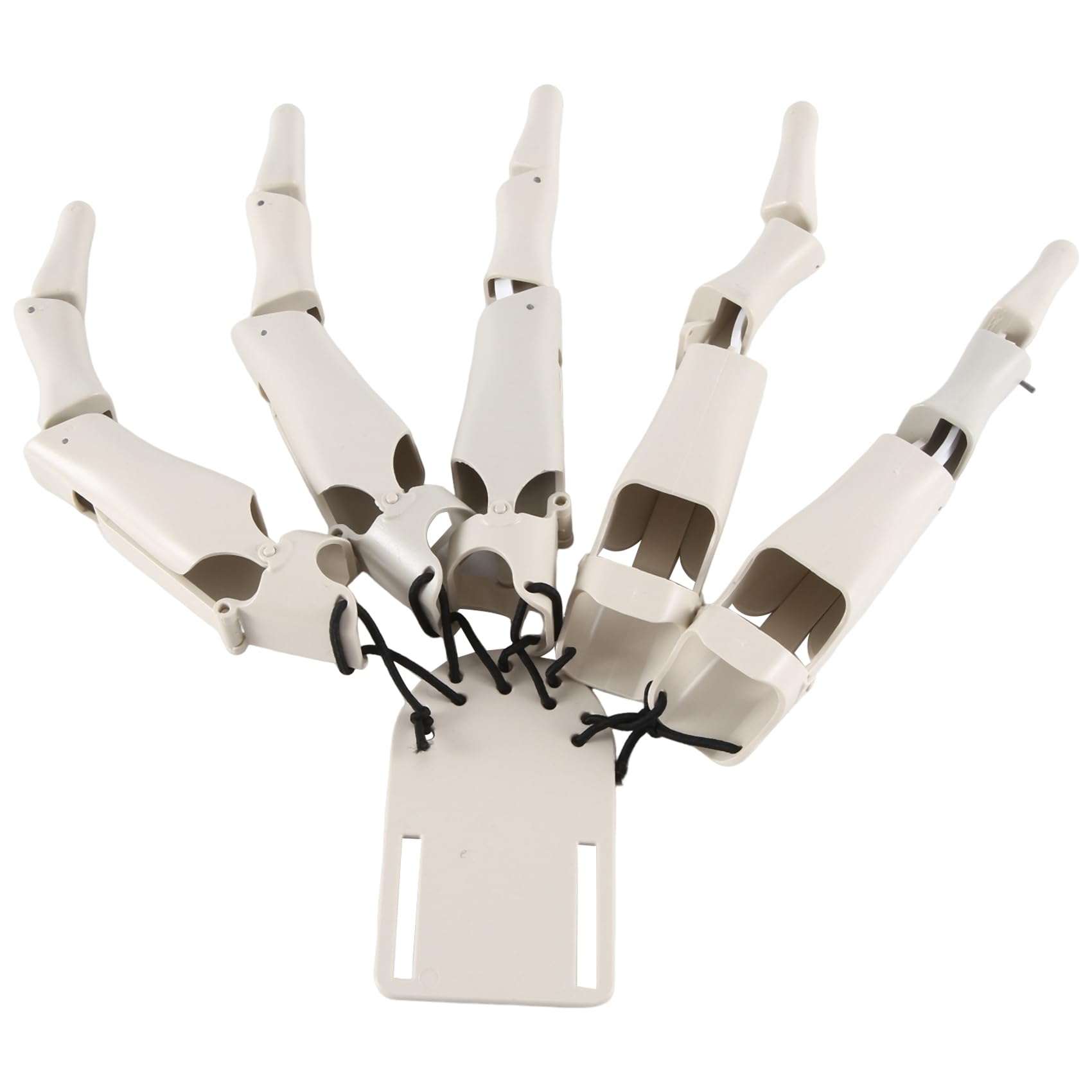 Griffes Doigts Squelette Articulés Halloween - Accessoire Déguisement Effrayant Pour Adulte