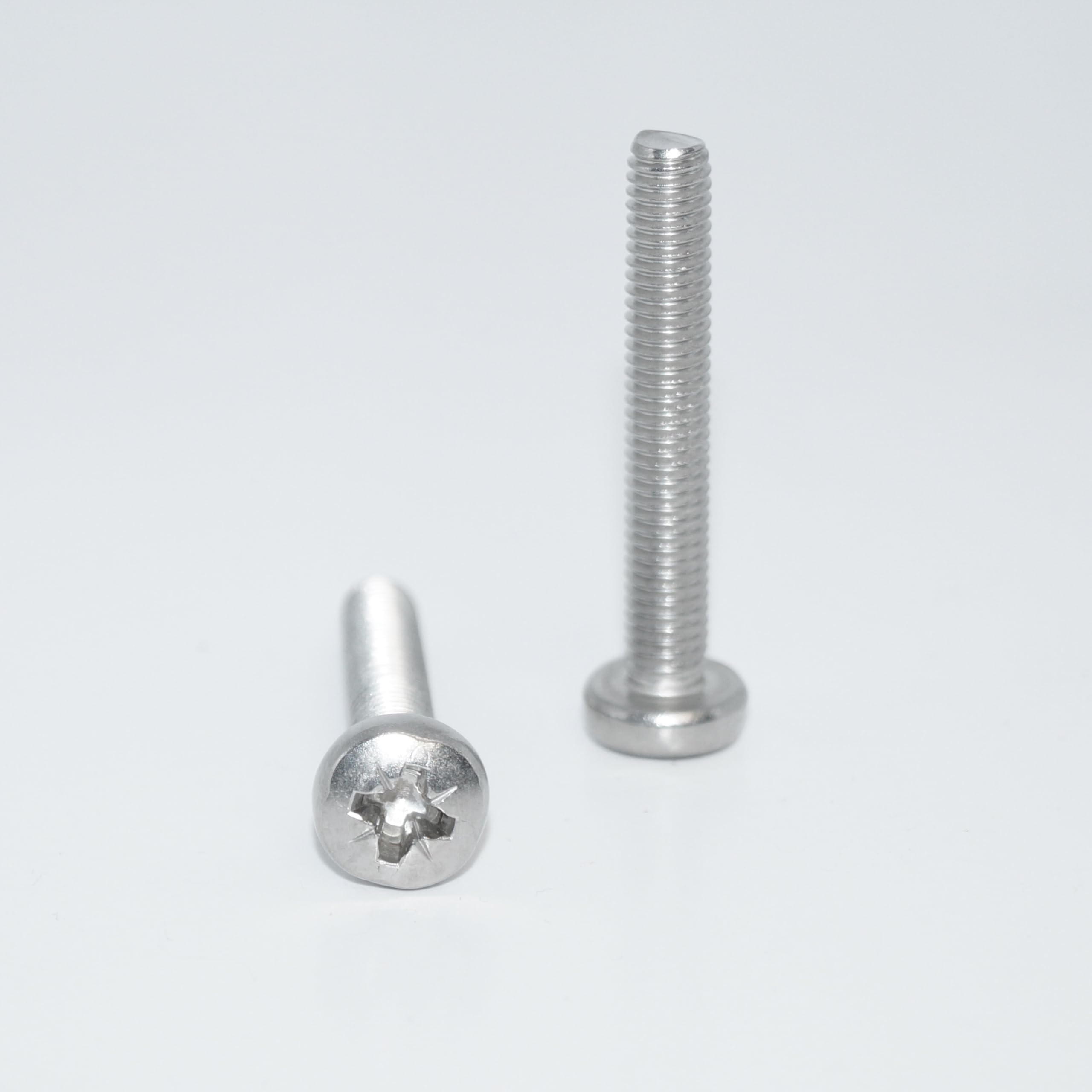 Pan Head Screws M3X5 Stainless Steel A2 / V2A Rust-Proof with Pozi Phillips DIN 7985 / ISO 7045 Machine Screw Pack of 20 - Image 4