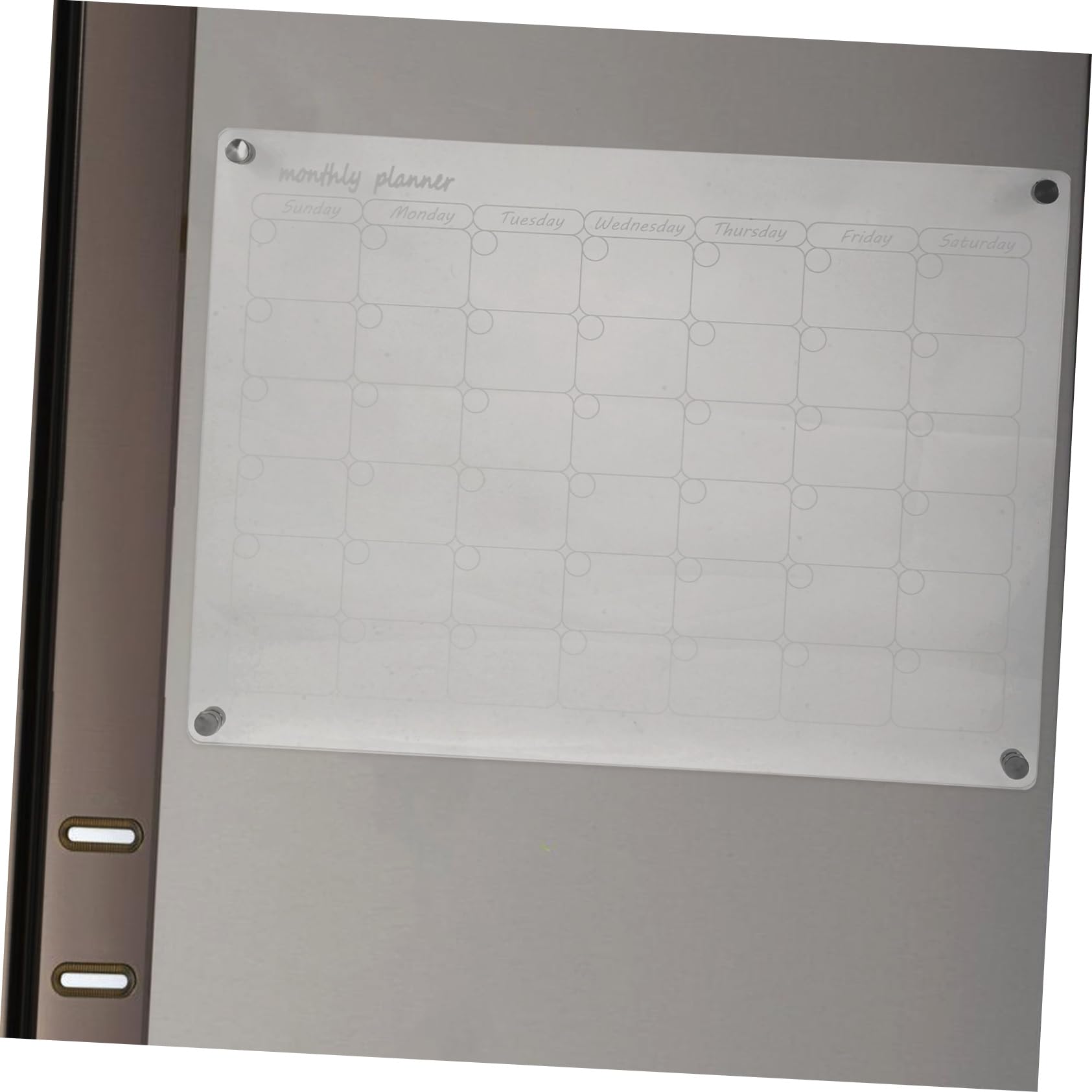 Tableau Magnétique Effaçable à Sec pour Réfrigérateur Calendrier Hebdomadaire et Planification des Repas avec Marqueurs et Effaceur