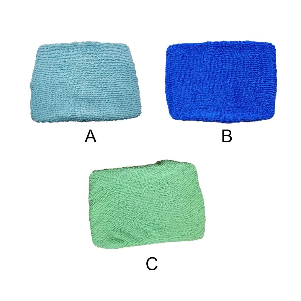 5 Pezzi Cuscinetto di Ricambio per Spazzole Pulisci Vetri per Auto Raschietto per Parabrezza Tergicristallo per Vetri Nebbia Accessori per Panno di Lavaggio , Verde
