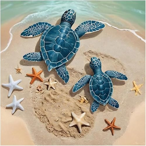 hill froeistung Kits de pintura de diamantes de mar 5D para adultos, kits de arte de diamantes de flores para adultos adolescentes principiantes,