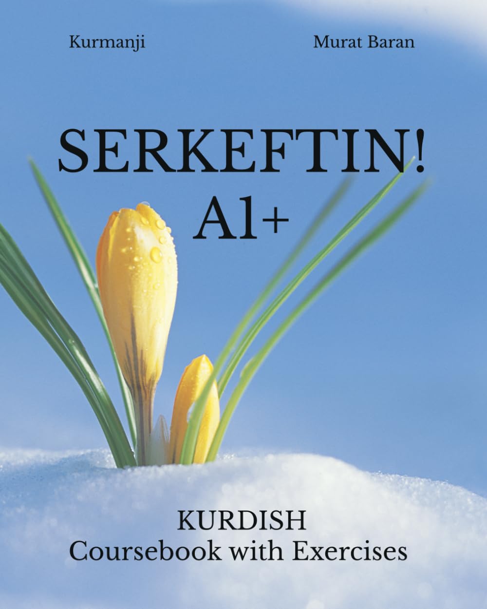 SERKEFTIN! A1+: KURDISH Coursebook with Exercises BLACK WHITE content (Kurmanji Kurdish)