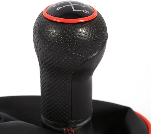 Miniatura 5 de KIMISS Pomos de cambio de 5 velocidades, palanca de cambios de 5 velocidades, palanca de cambios de arranque para Mk4  R32 1999-2005 para Mk4