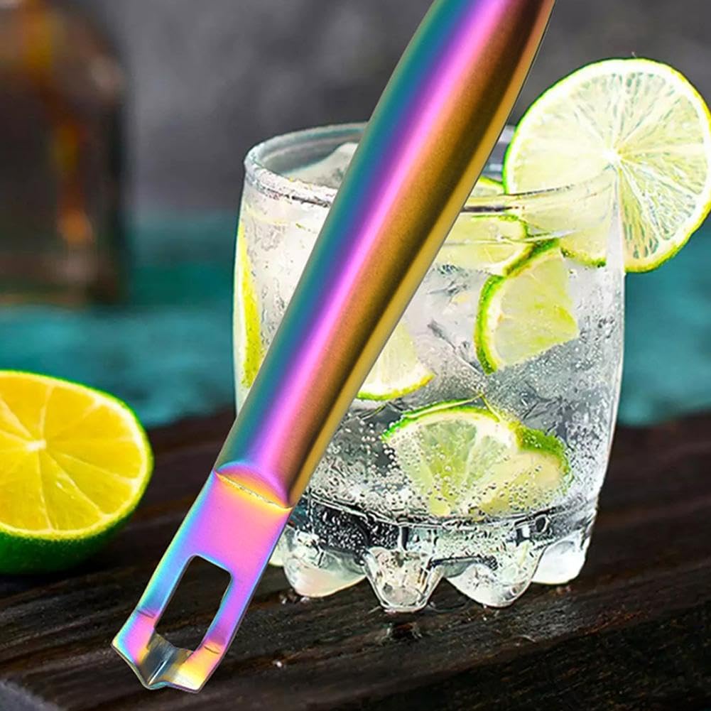 Acero Inoxidable Fácil Limpiar Rallador Y Pelador De Cítricos - Acero Inoxidable, 5 Agujeros, Incluye Cuchillo Canal, Mango Ergonómico Utensilio Raspado Frutas