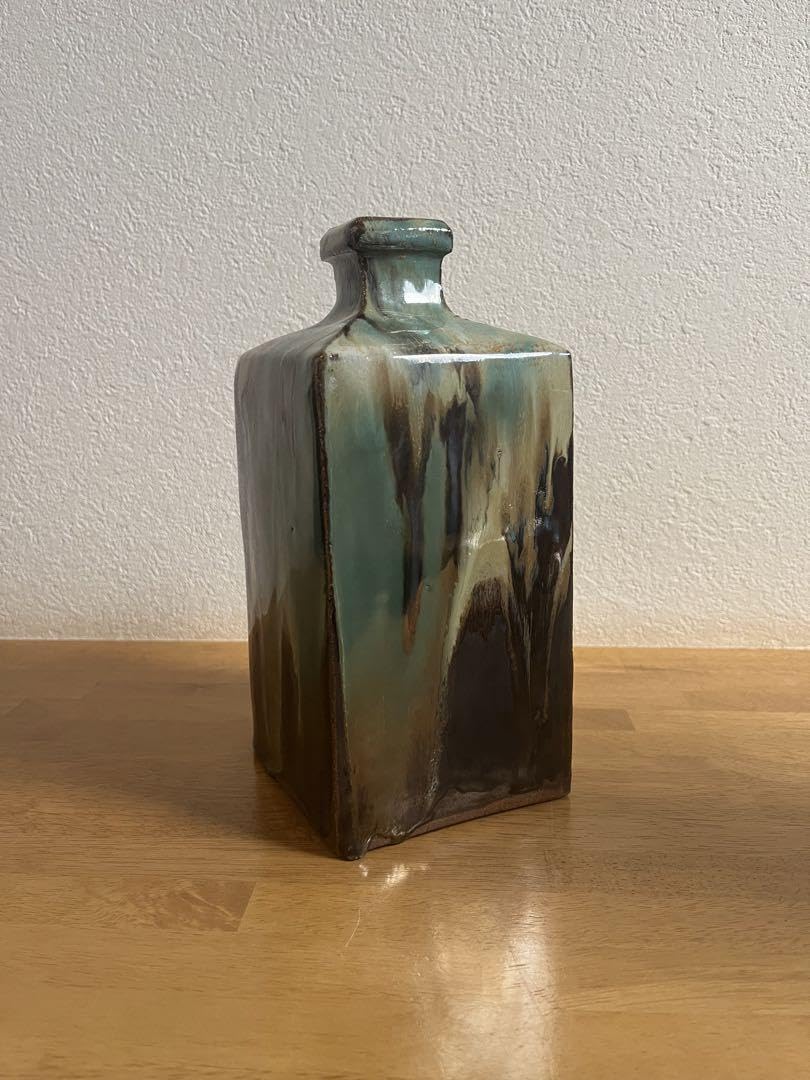 やちむん 北窯 松田共司 角瓶 花瓶 花器 民藝 民芸 Amazon.co.jp: やちむん 北窯 松田共司 角瓶 花瓶 花器 民藝 民芸