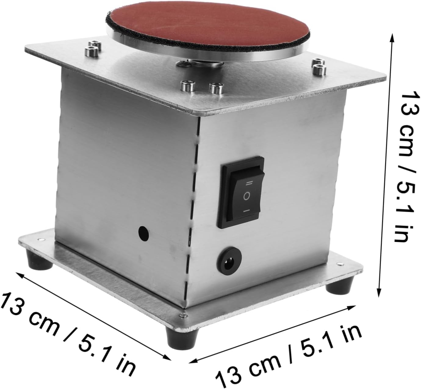Mini Disc Sander Electric Polishing Machine for Wood Metal Crafts Belt Bench Grinder