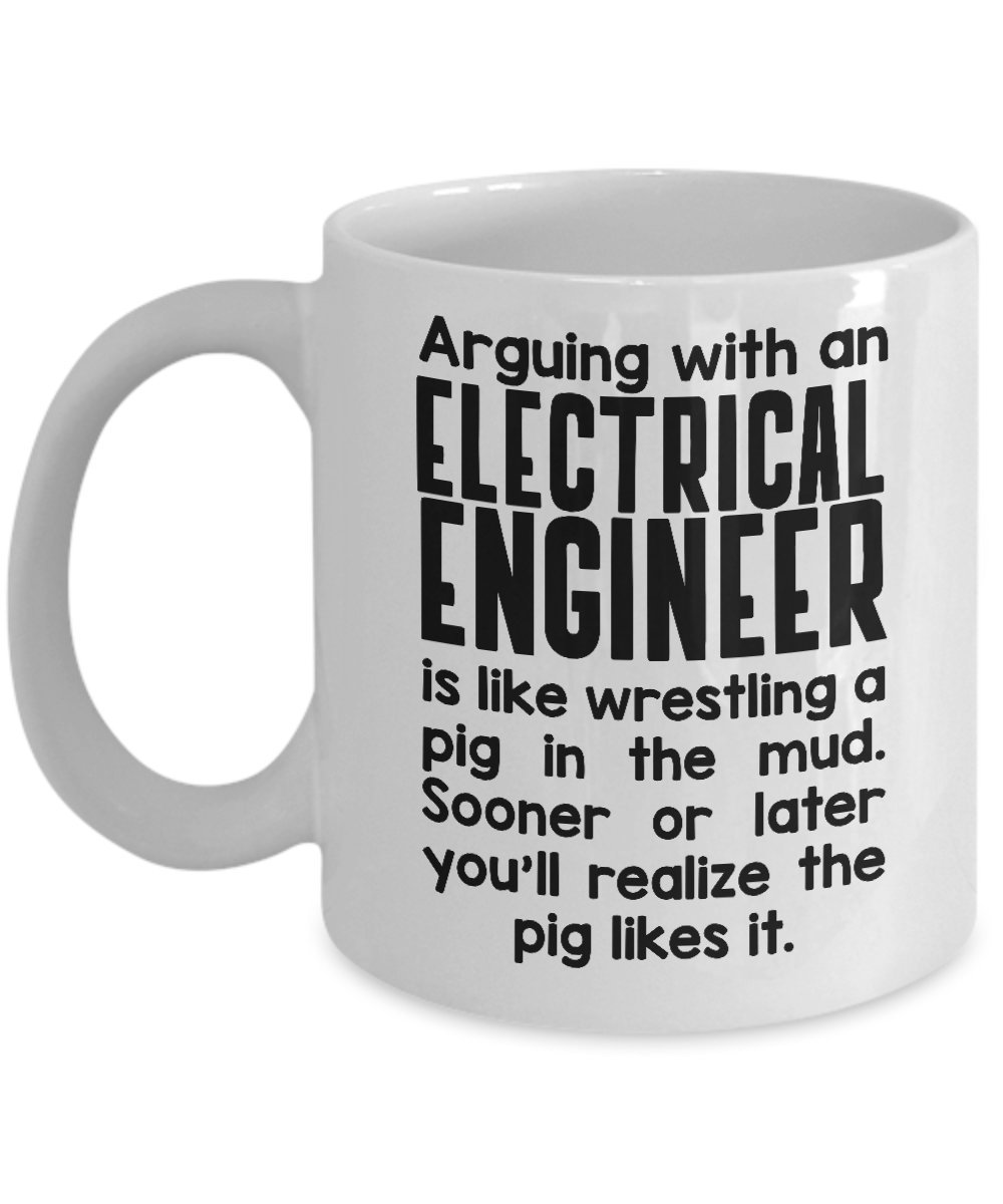 Valentine's Day Funny Gifts for Electrical Engineers — funny ceramic mug from ShopProudGifts