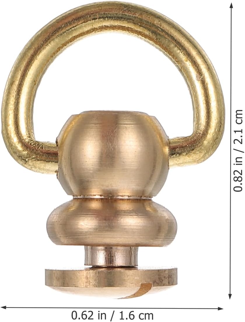 Buckle Ball Post Head Buttons D Rings Rivets Rivet Studs Handbag Rivet Rivet Screw with d Ring D Ring
