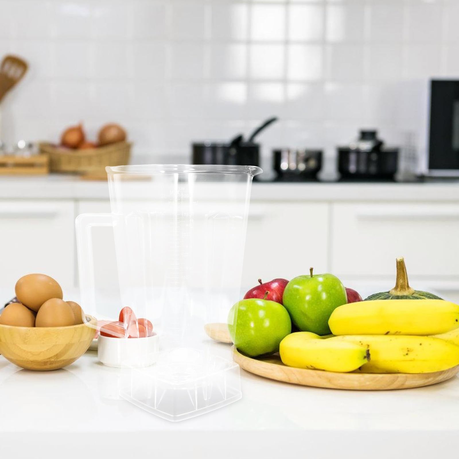Abaodam Jarra para Licuadora de Gran Capacidad 2l, Vasos para Mezclar Jugos y Batidos, Parte de Repuesto Multifuncional para Dispensador de Bebidas en Cocina y Fiestas
