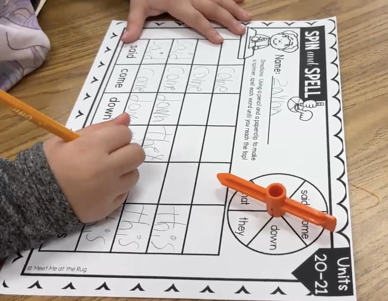 Classroom Pencil Spinner (20-Pack)