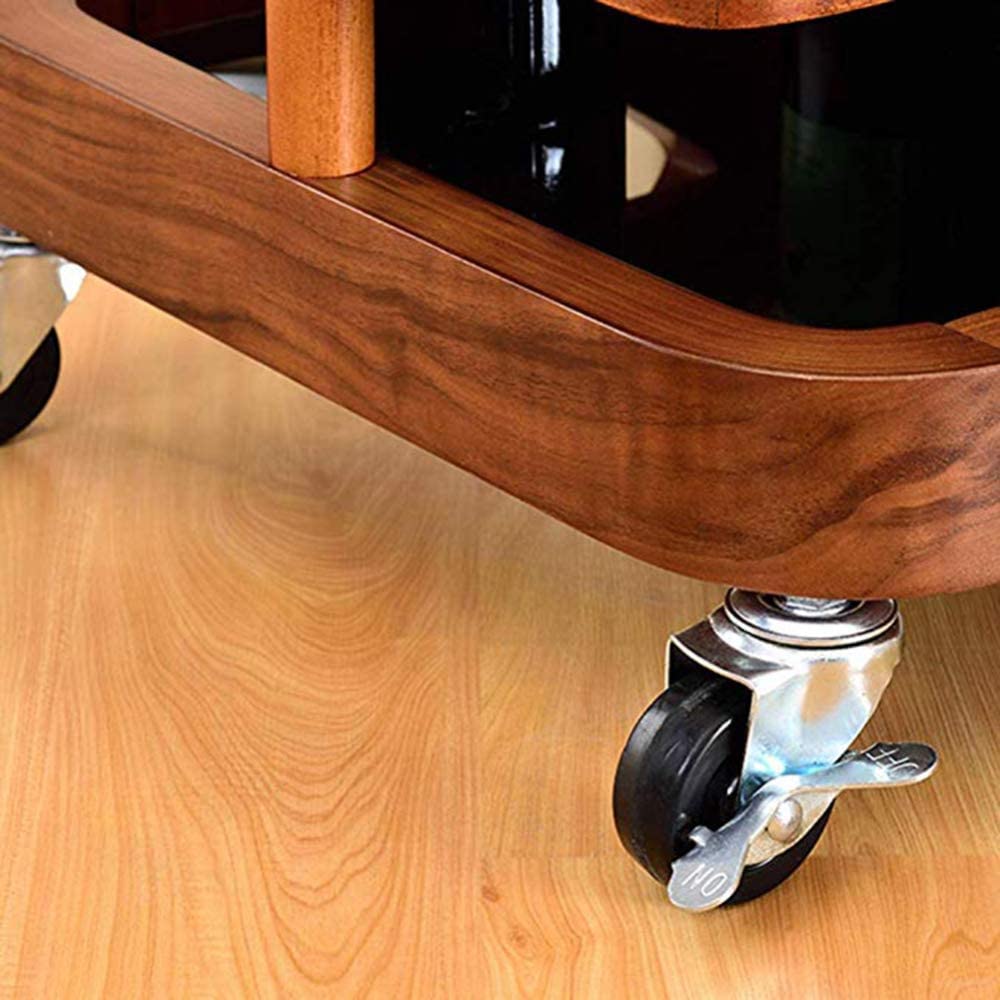 Carritos de bar de madera para almacenamiento de vino y bebidas, elegantes carritos de servicio de cocina y restaurante en casa, elegantes estantes de vino y bebidas para entretenimiento