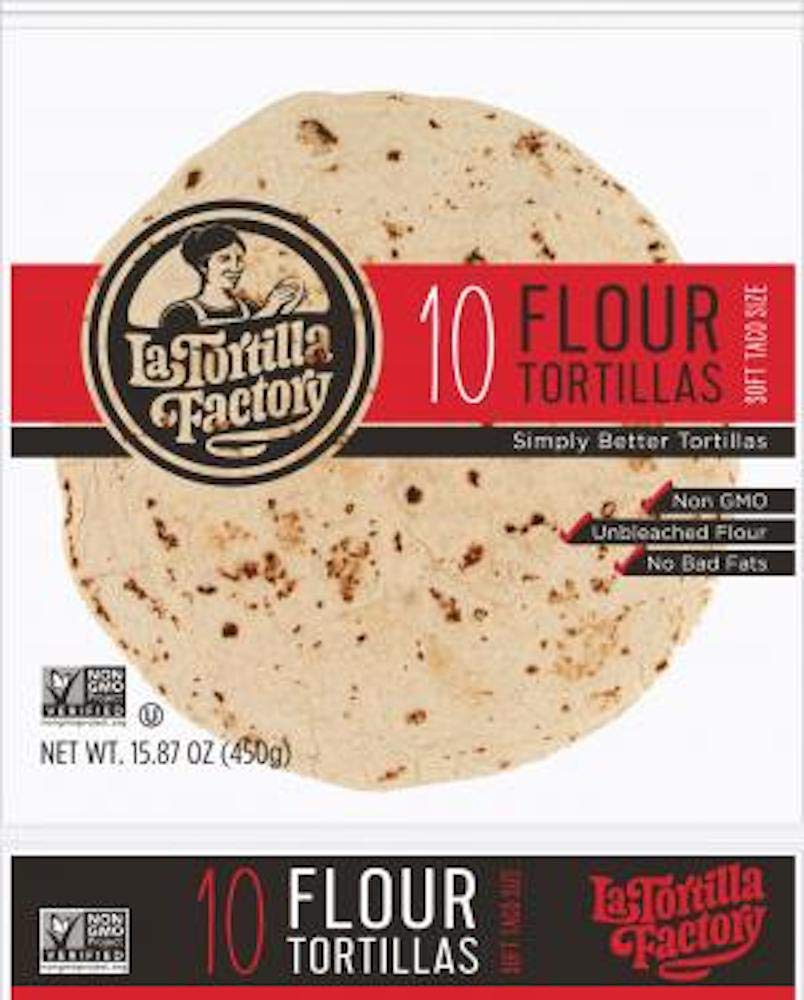 Non-GMO Flour Tortillas, Soft Taco Size - 2-Pack (20 Tortillas)