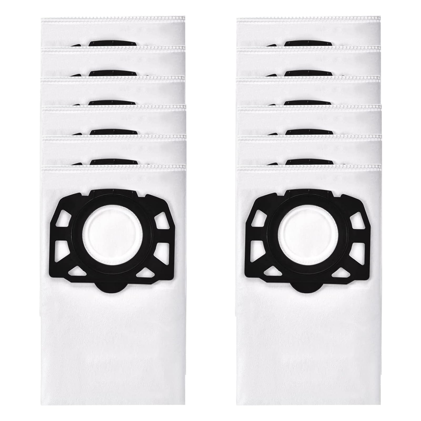12 Pack Dust Bag Accessories for Karcher WD2 Plus WD3 WD3P MV3 WD 3 Premium WD 3 Battery SE4001 SE4002 Wet & Dry Vacuum Cleaner Bags Replacement Parts KFI 357
